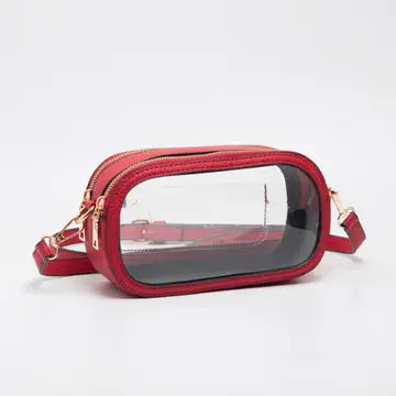 Game Day Stadium Clear Oval Crossbody Bag