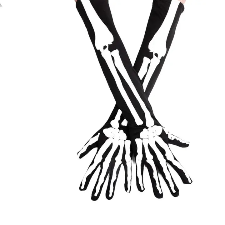 Skeleton Long Gloves