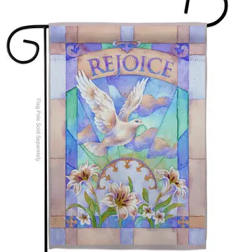 Rejoice Garden Flag