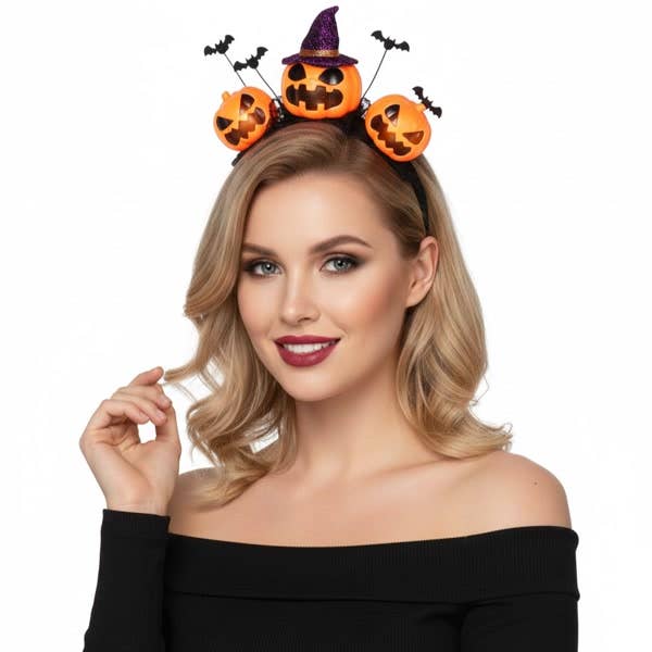 Light-Up Pumpkins Headband