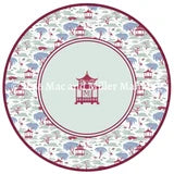 Heirloom Collection: Chinoiserie Round Mahjong Mat