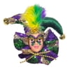 Mardi Gras Jester Face Magnet, Assorted