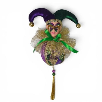Jester Onion Ornament, Purple, 12 Inch