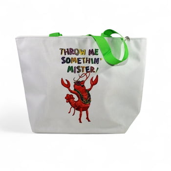 Throw Me Something Mister Tote Bag, White